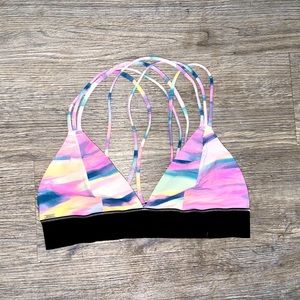 PINK swim top or bralette. Size small.